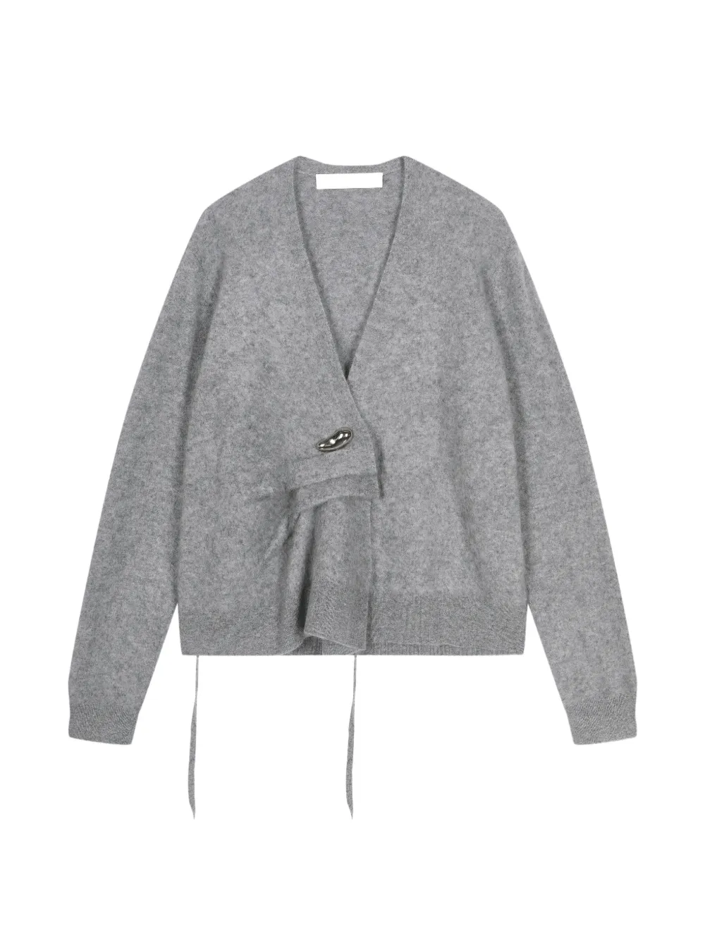 JNBY asymmetric draped cardigan