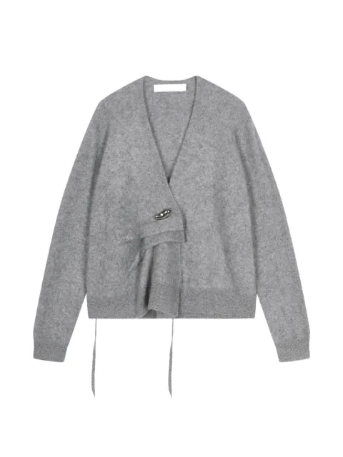 JNBY asymmetric draped cardigan