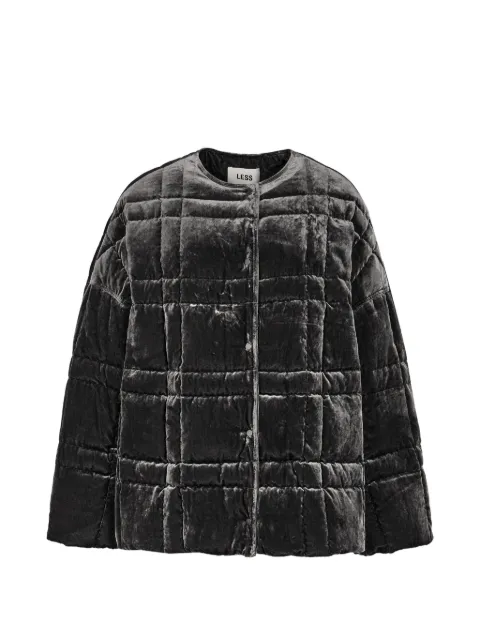 LESS quilted velvet jacket