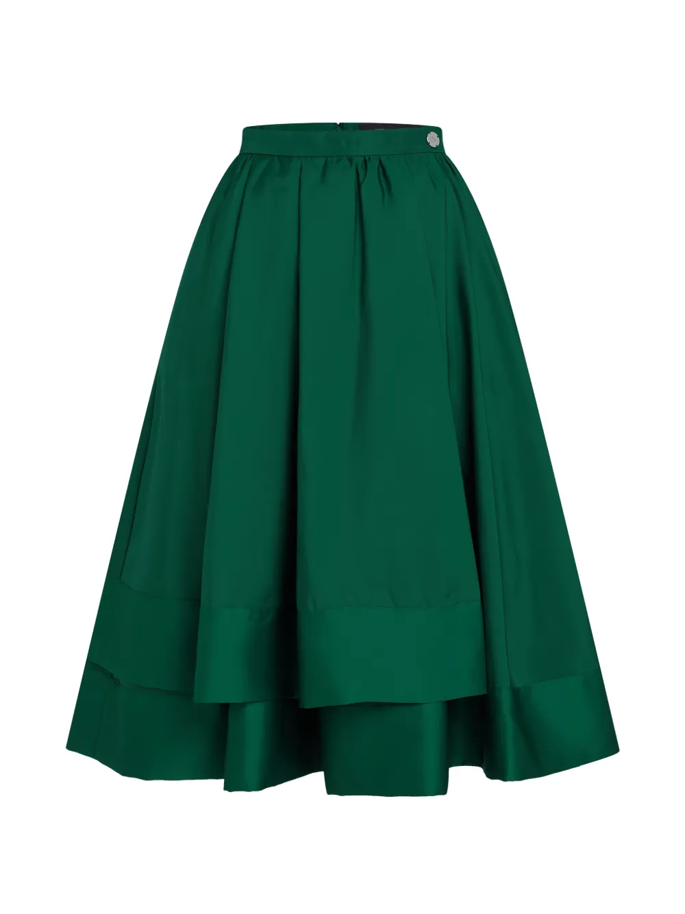 Karl Lagerfeld Gonna plissettata in taffettà - Verde