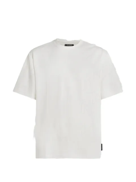 Karl Lagerfeld t-shirt à motif monogrammé en jacquard