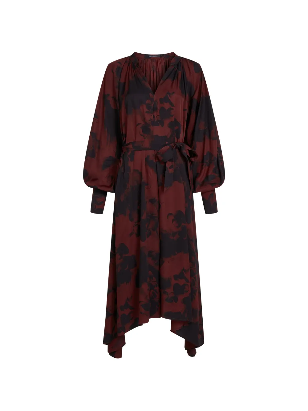 Karl Lagerfeld Jurk met bloemenprint Rood