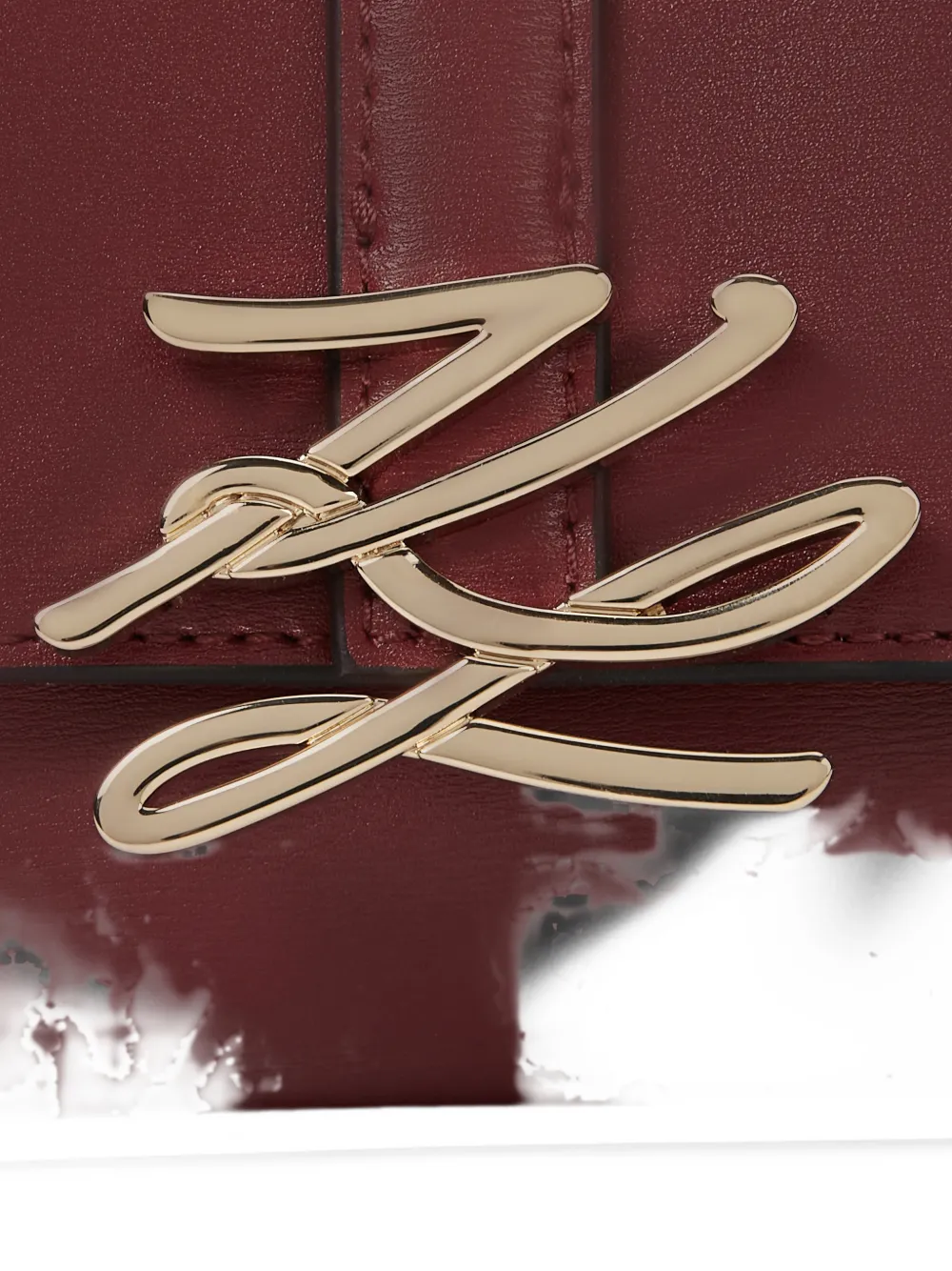 Karl Lagerfeld K Autograph crossbody bag Rood