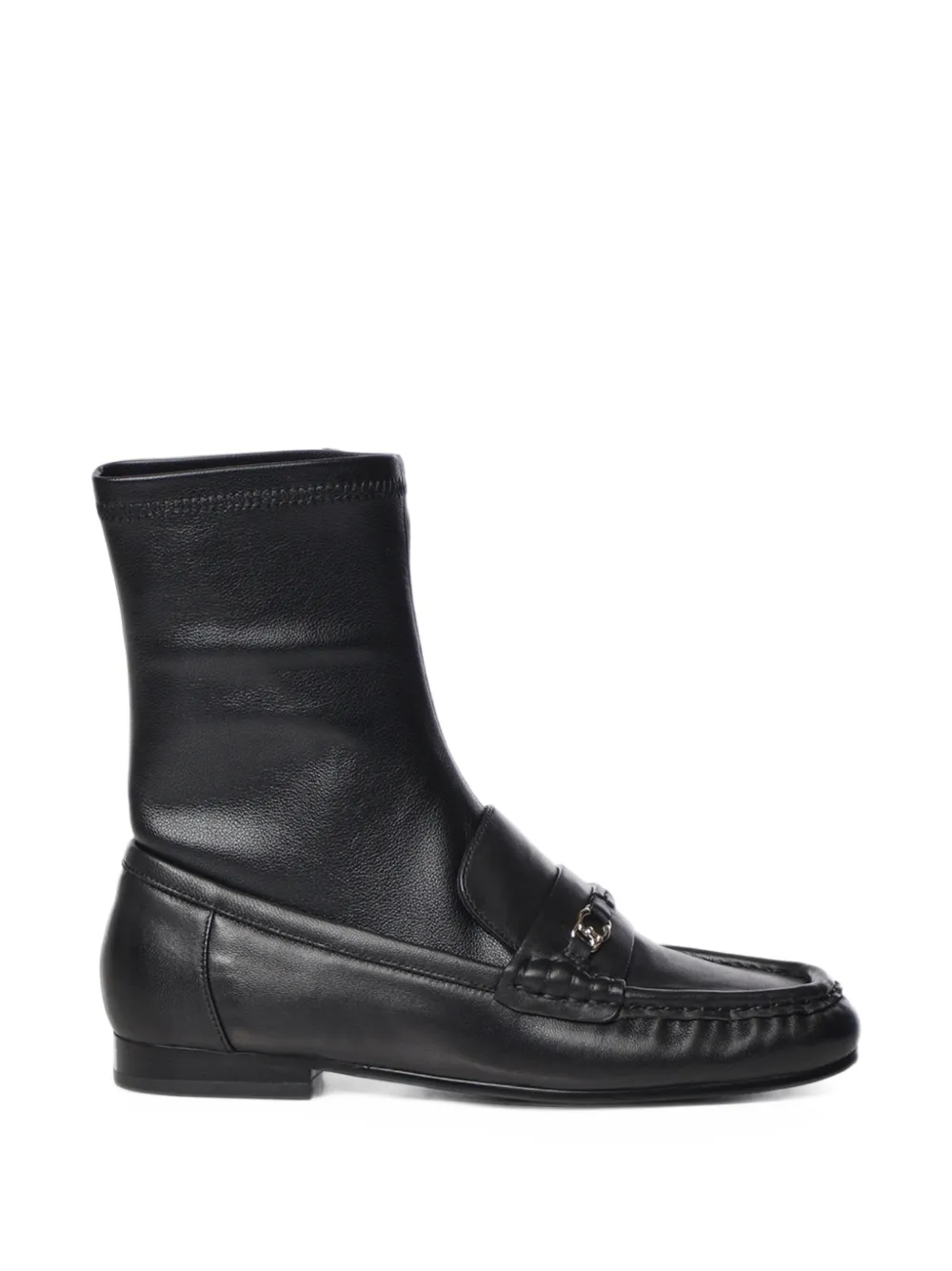 Coccinelle leather penny-slot ankle boots - Nero