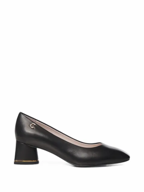 Coccinelle C-Everyday logo-plaque block-heel pumps