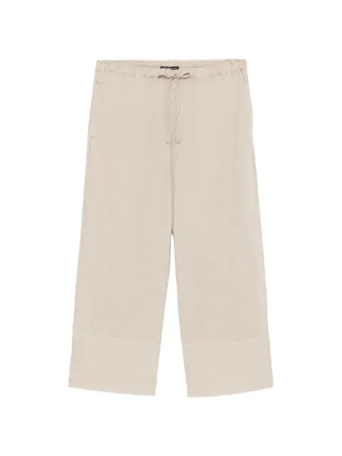 James Perse wide-cuff drawstring trousers