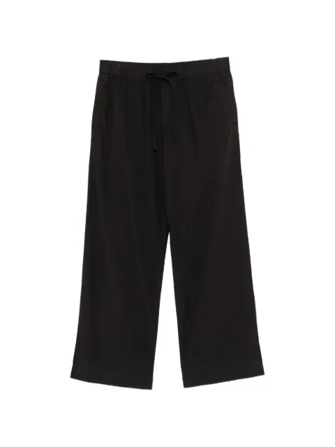 James Perse stretch-poplin drawcord trousers