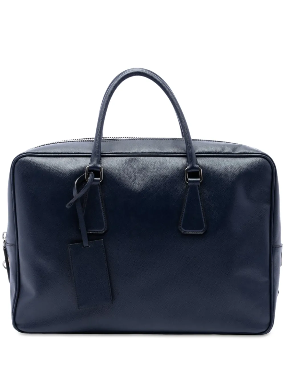 Prada Pre-Owned sacoche Saffiano (2013-2026) - Bleu