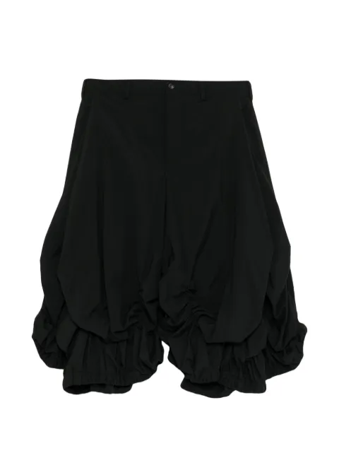 Comme des Garçons Homme Plus ruched tiered shorts