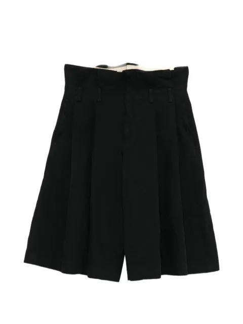 Comme des Garçons Homme Plus pleated wide-leg shorts