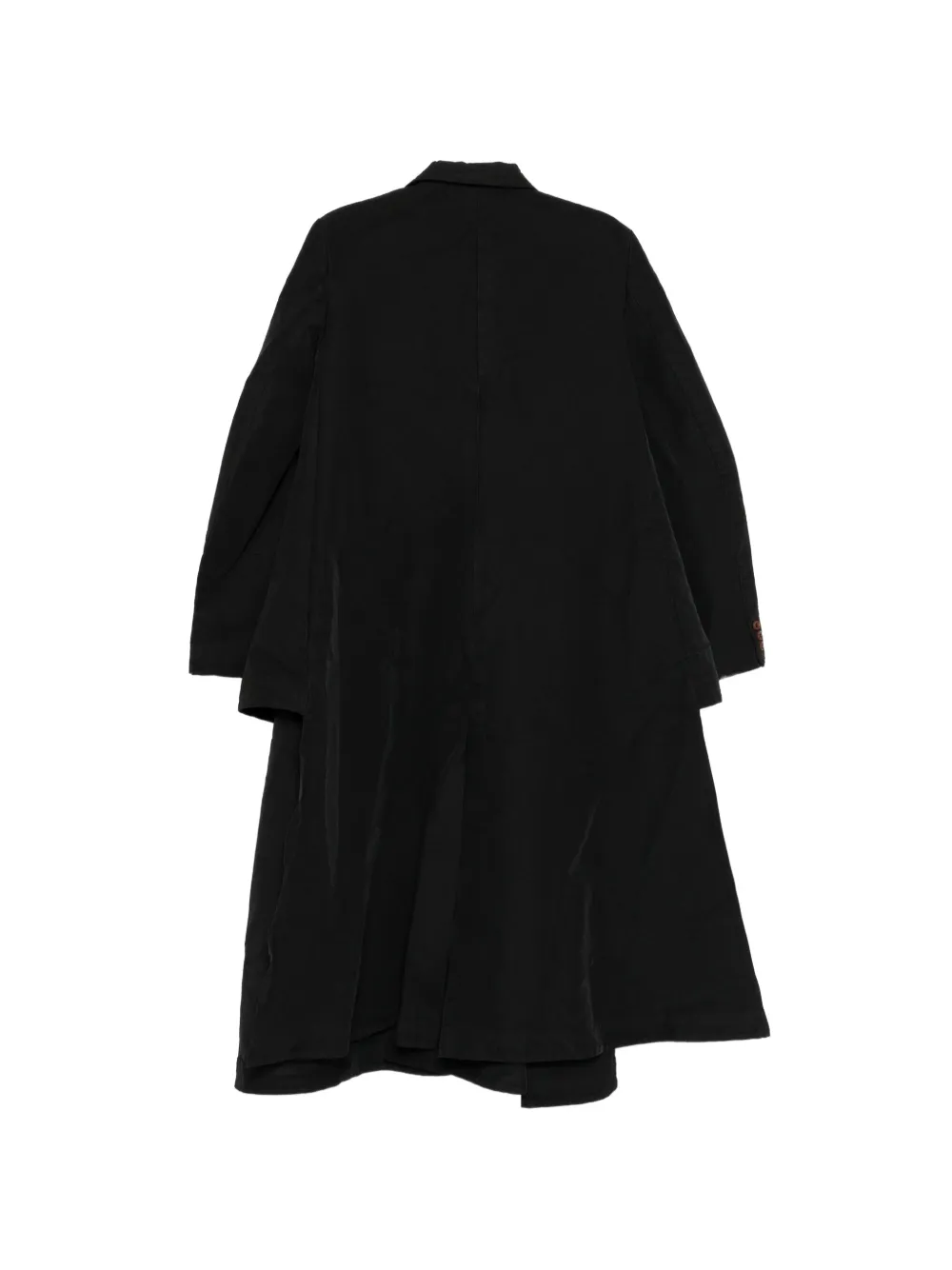 Comme des Garçons Homme Plus layered-sleeve single-breasted coat Zwart