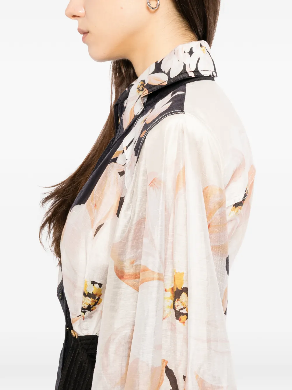 Aje Rosanna blouse Zwart