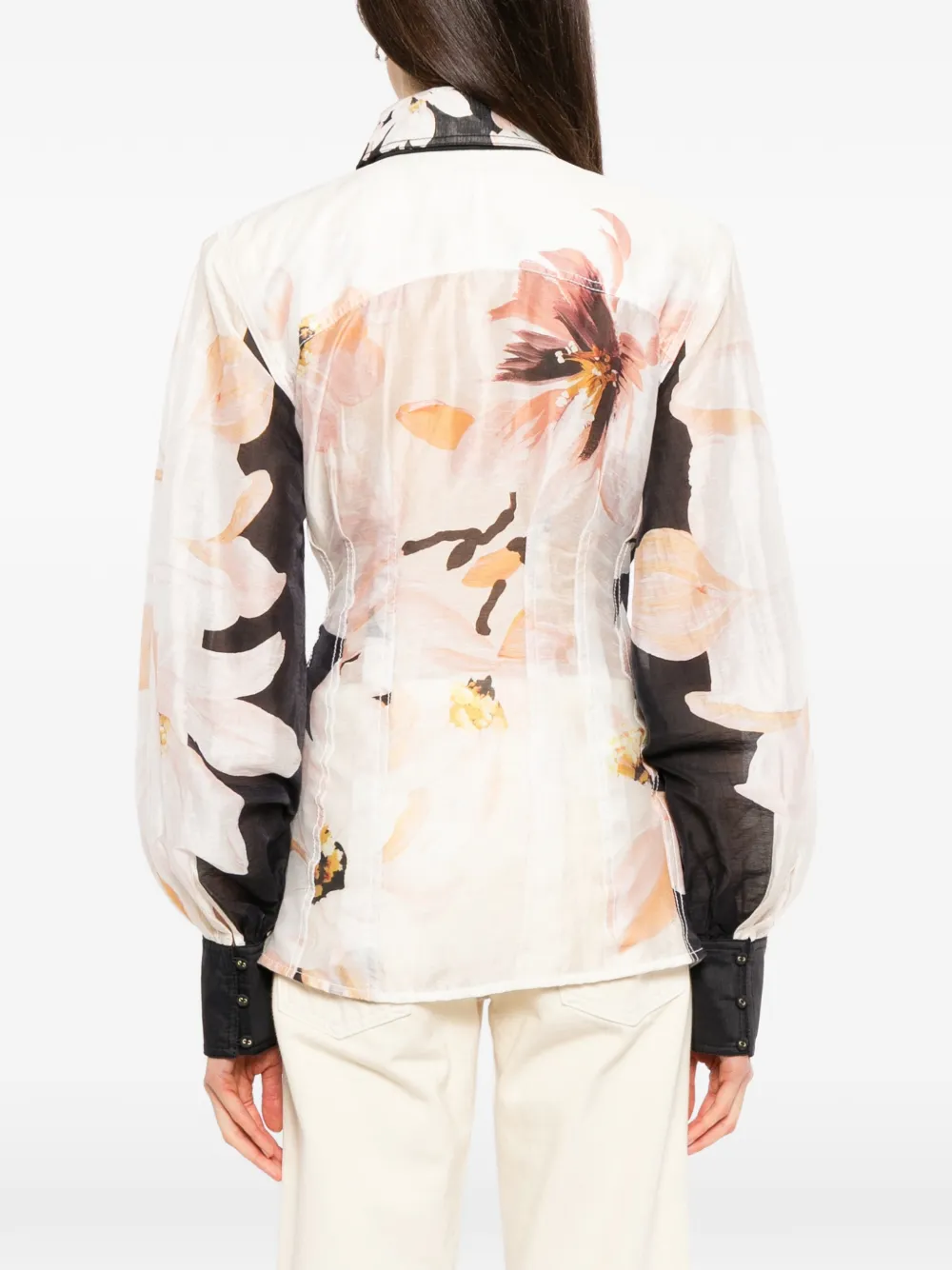 Aje Rosanna blouse Zwart