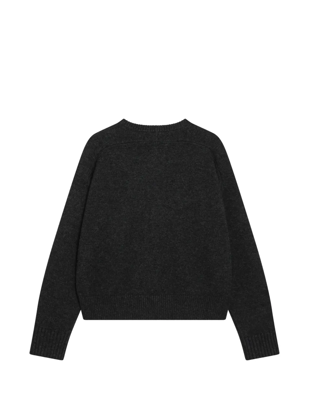 LouLou de Saison Breha trui met ronde hals en biesdetails Grijs