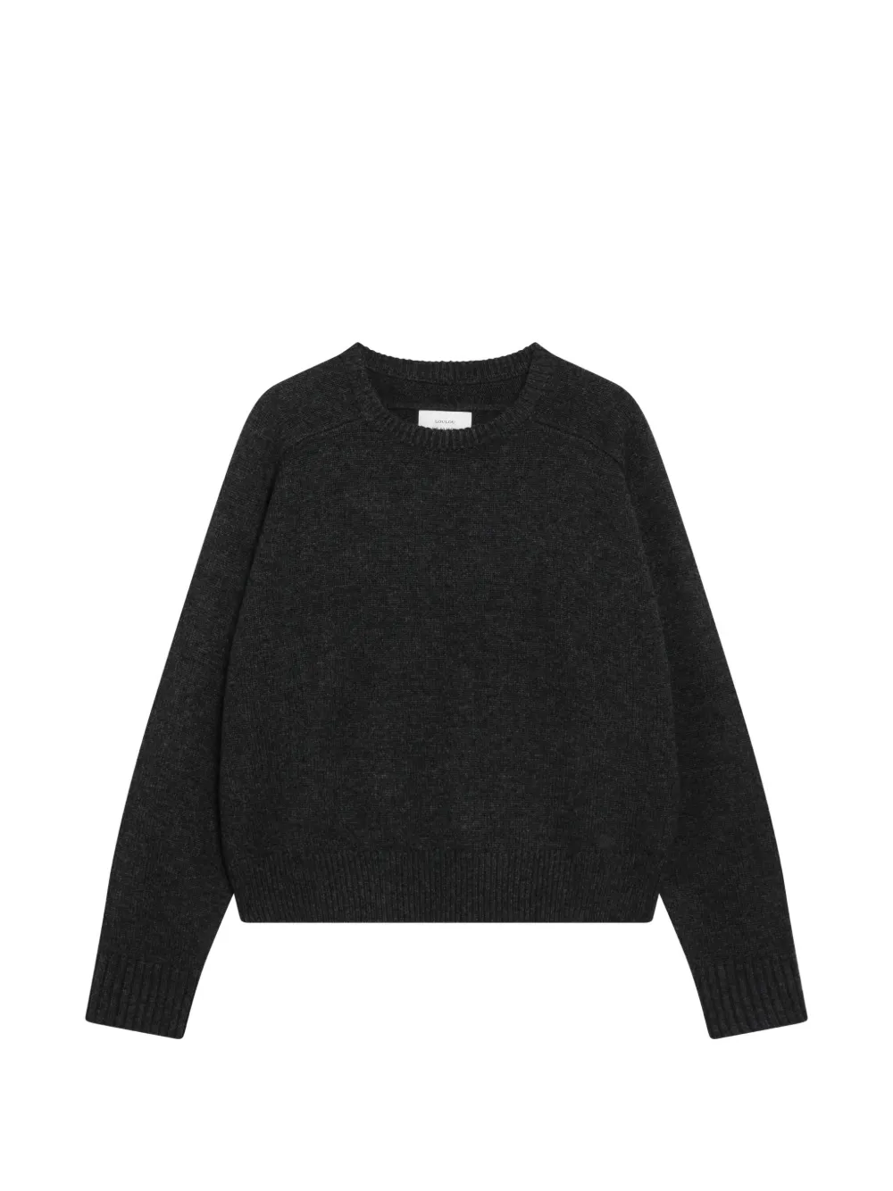 LouLou de Saison pull Breha à col rond et détails de liserés contrastants - Gris LouLou de Saison pull Breha à col rond et détails de liserés contrastants - Gris
