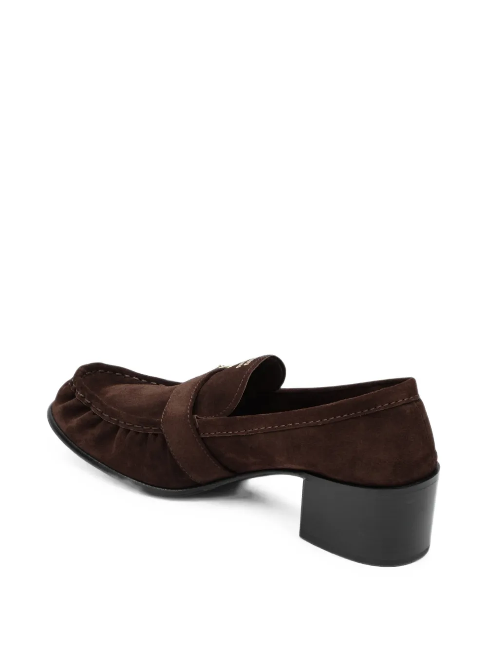Miu suede loafers with buckle Bruin