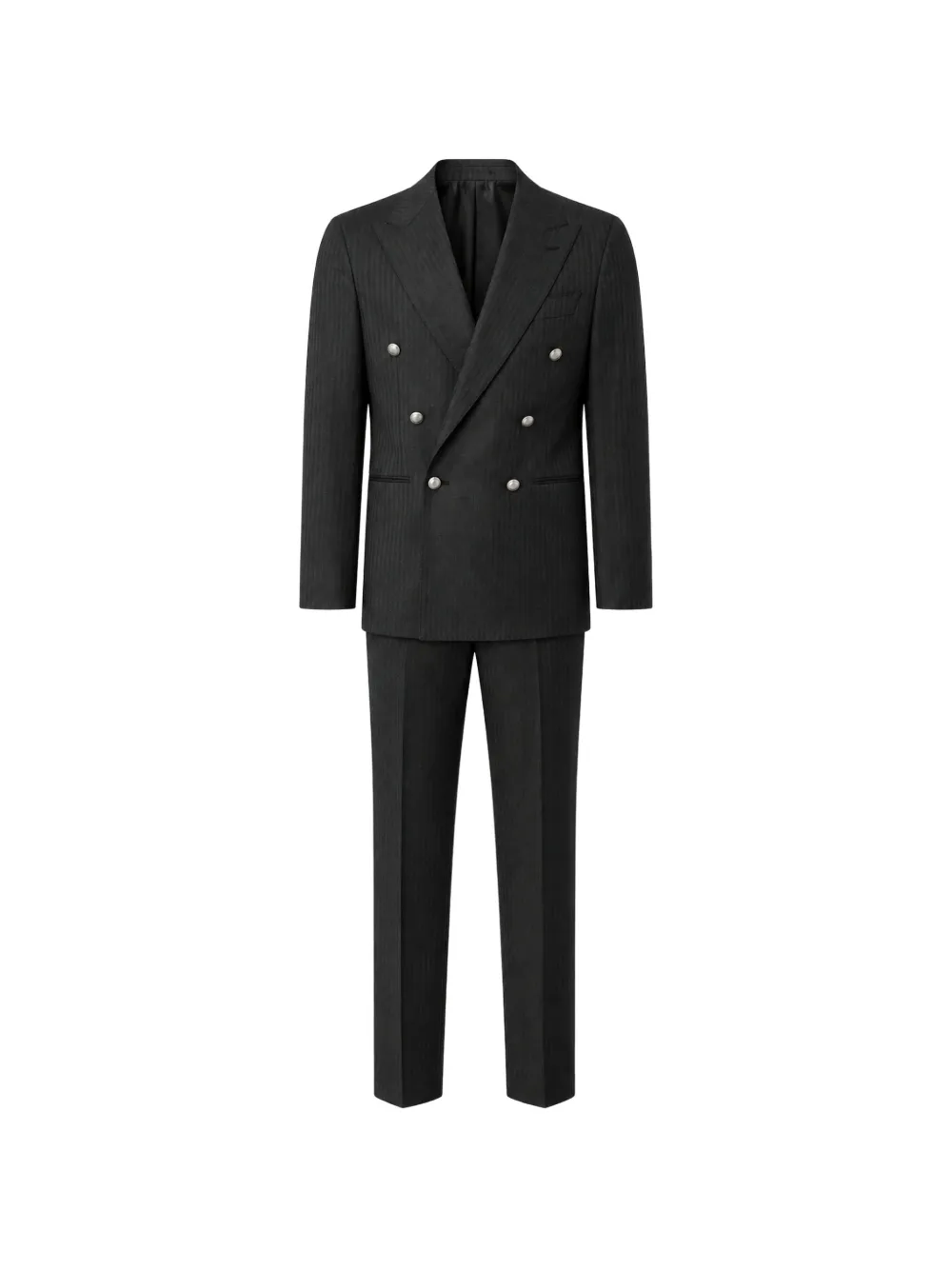 FRANZESE COLLECTION Rolls Royce herringbone wool suit - Grigio