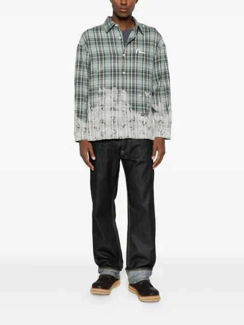 EVISU seagull-print shirt