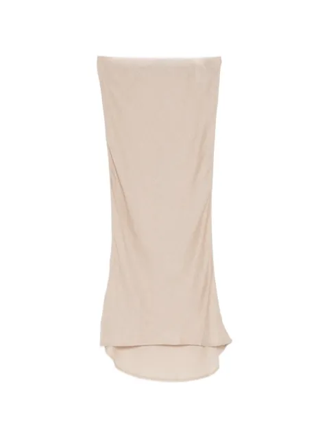 James Perse linen high-low skirt