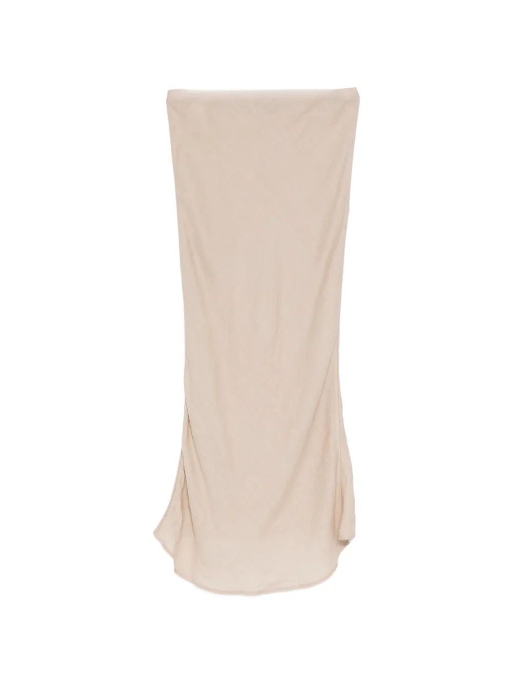 James Perse linen high-low skirt Beige