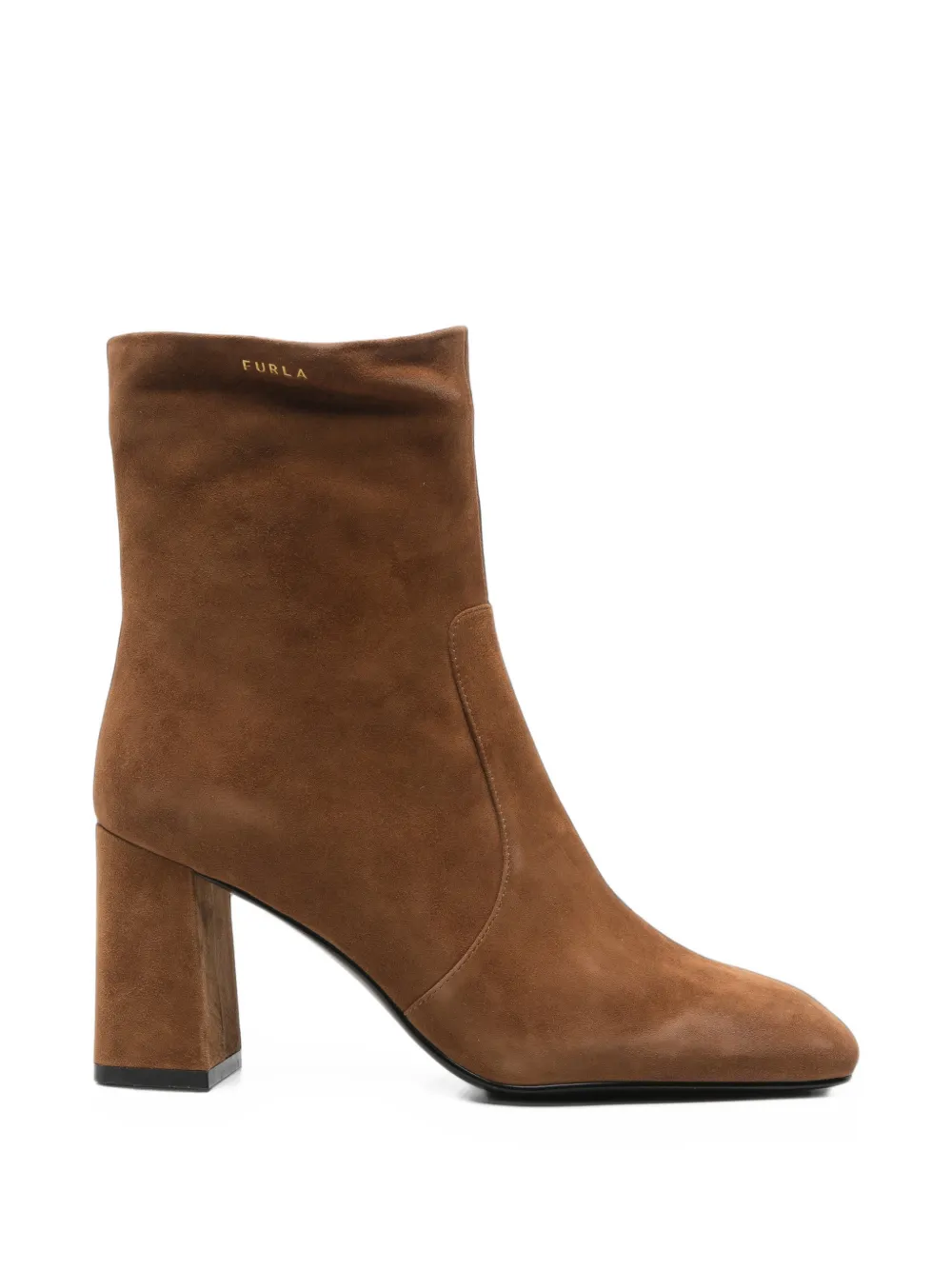 Furla suede ankle boots - Marrone