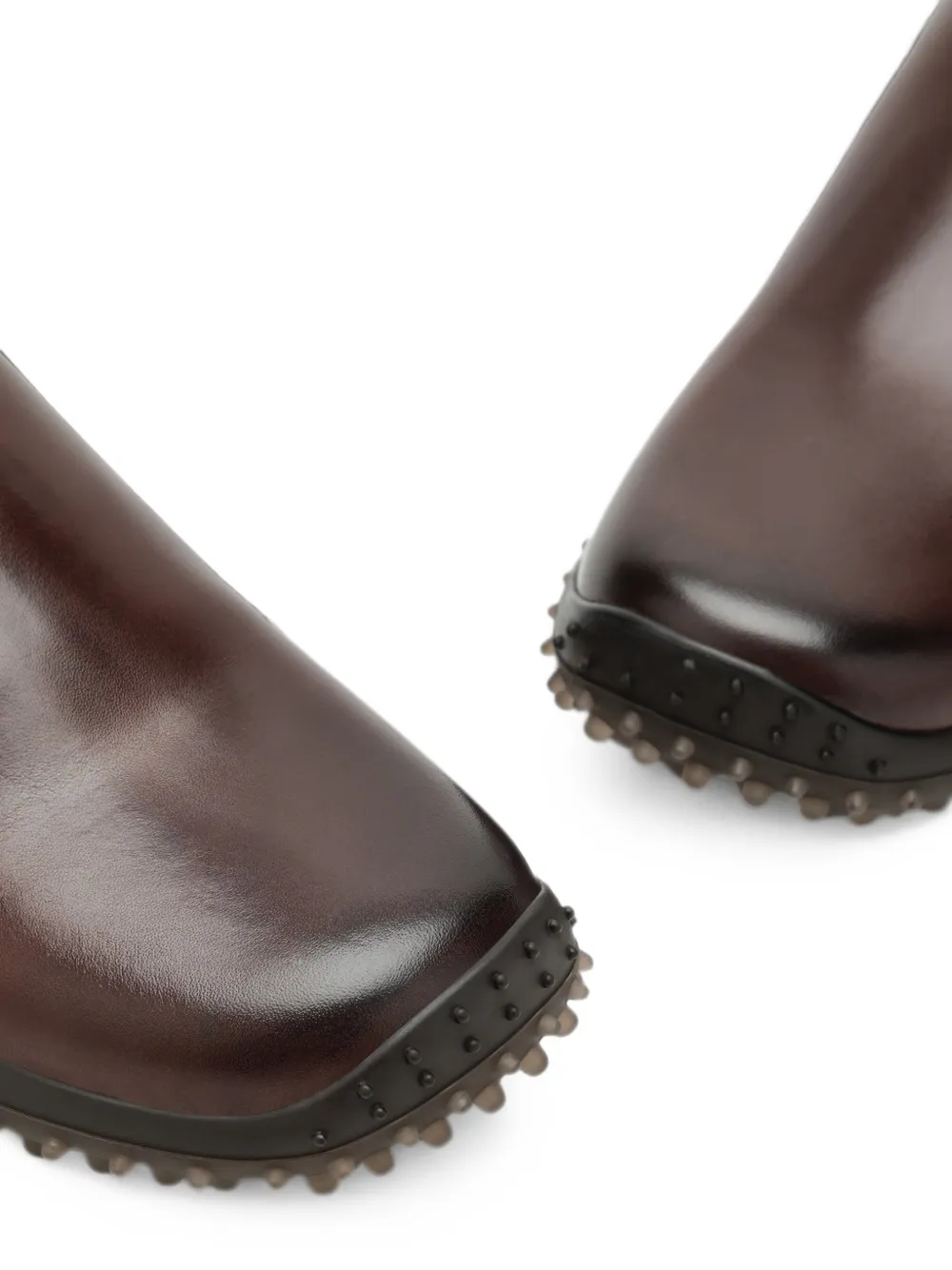 Miu leather mules Bruin