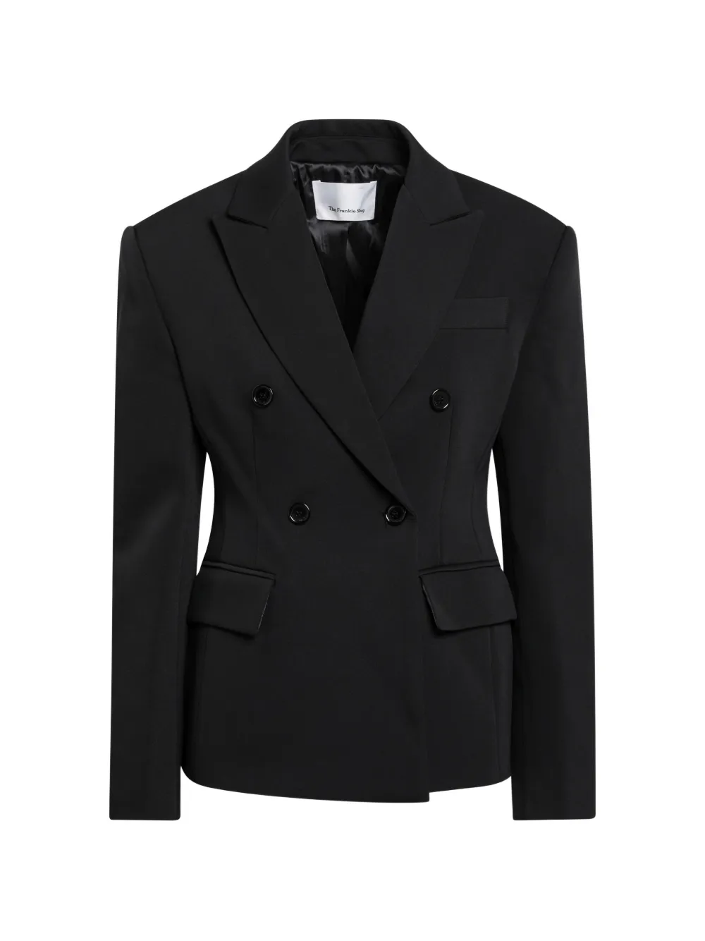 The Frankie Shop Doyer cinched blazer - Nero