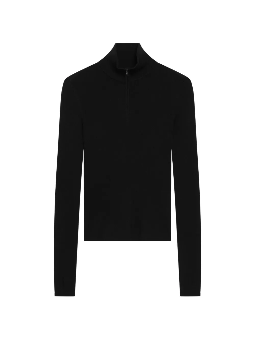 The Frankie Shop pull Sade en maille côtelée - Noir The Frankie Shop pull Sade en maille côtelée - Noir