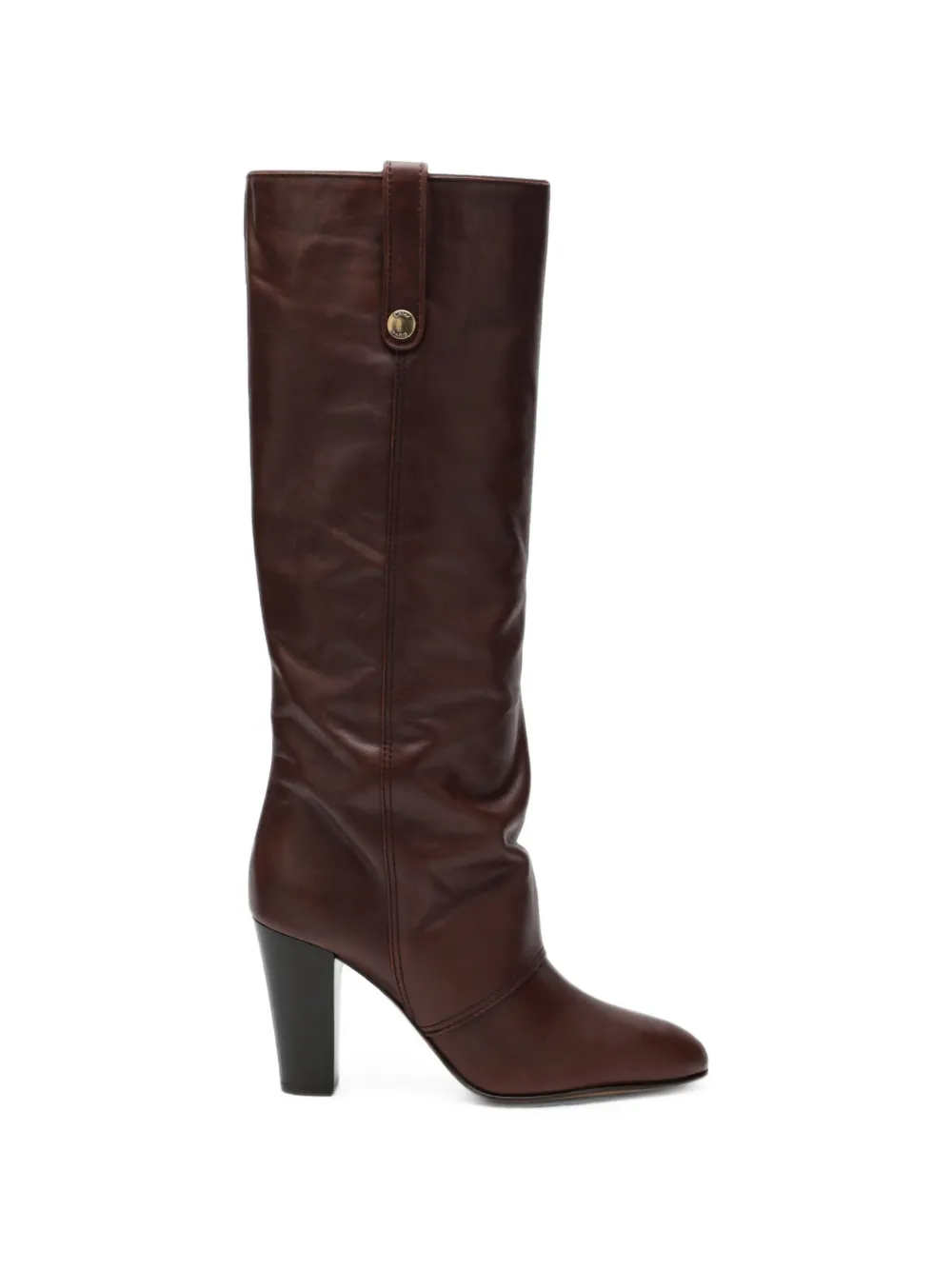 Chloé bottes Anouk à logo gravé - Marron Chloé bottes Anouk à logo gravé - Marron