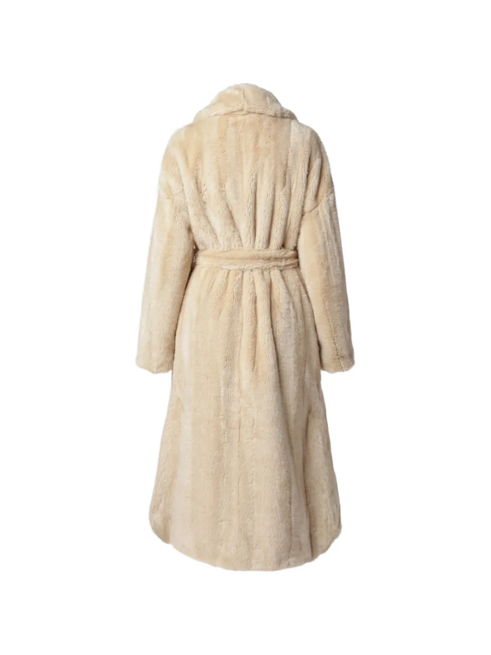 The Frankie Shop Ravello jas van imitatiebont Beige