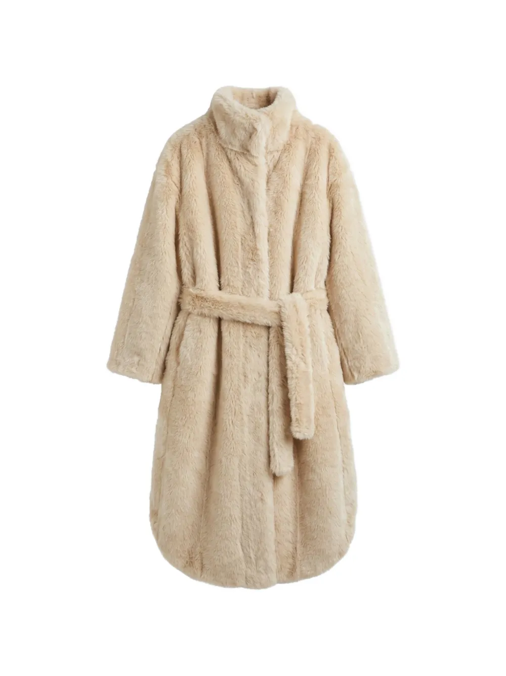 The Frankie Shop Ravello faux-fur robe coat - Toni neutri