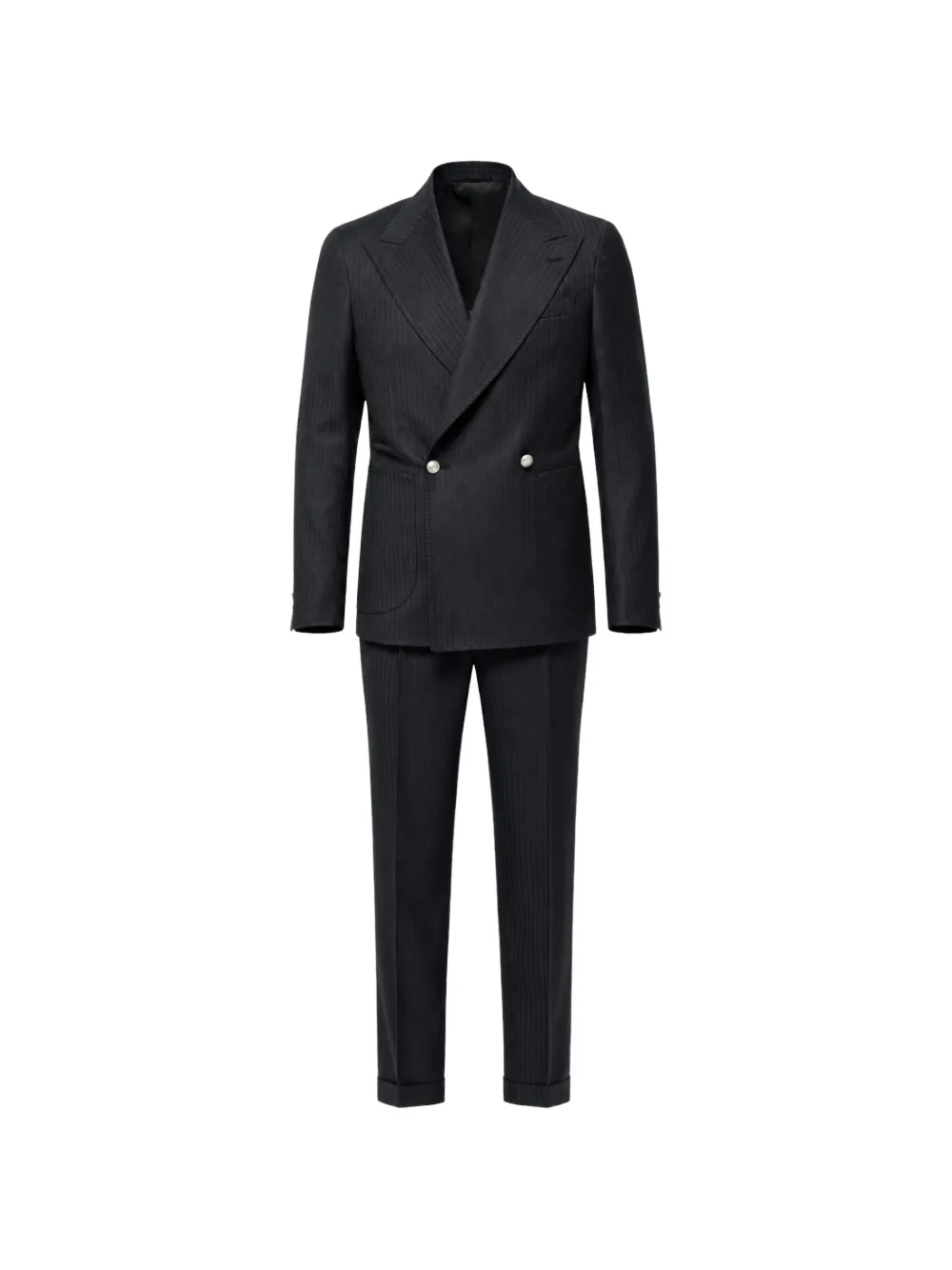 FRANZESE COLLECTION double-breasted suit - Nero