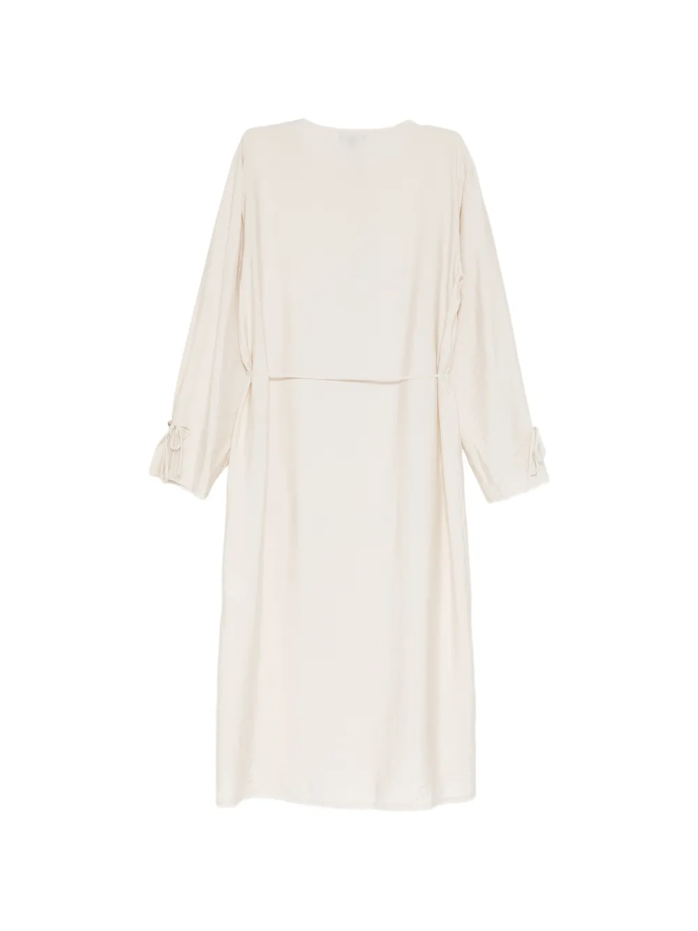 James Perse tie-fastening button-up shirt dress Beige