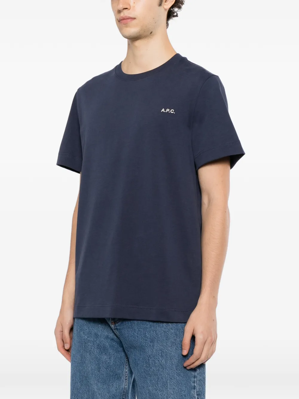 A.P.C. Oliver T-shirt Blauw