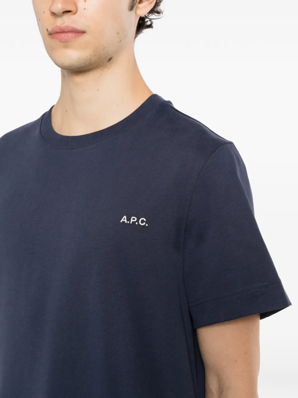 A.P.C. Oliver T-shirt Blauw