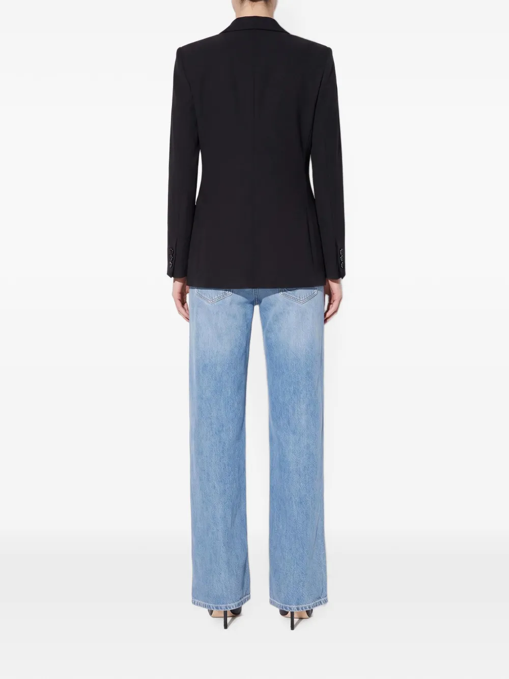 Elisabetta Franchi Gabardine jack Zwart