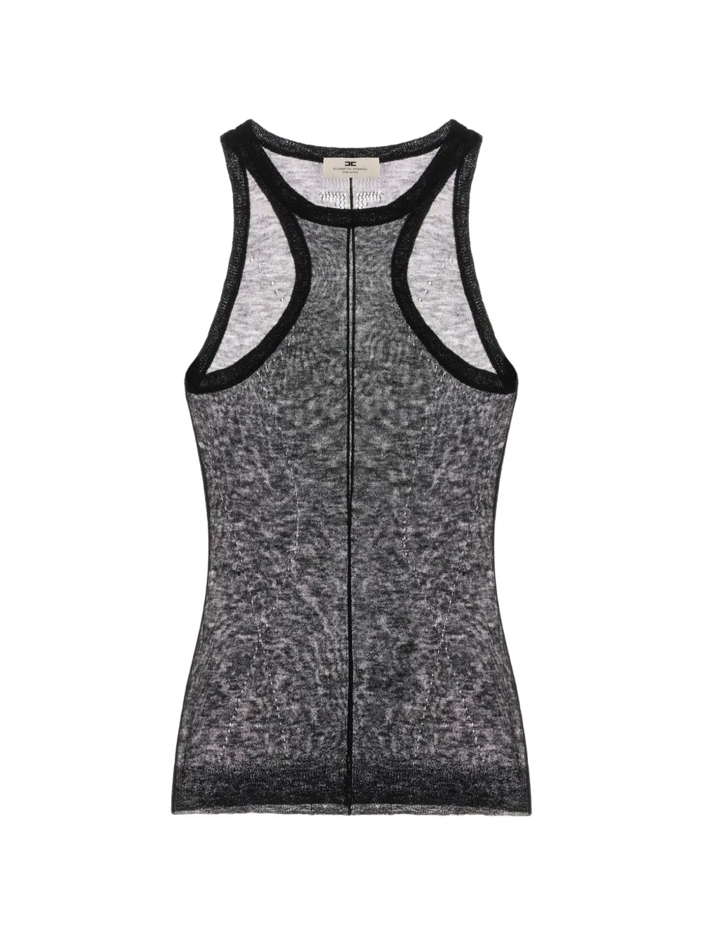 Elisabetta Franchi wool top with ribbing