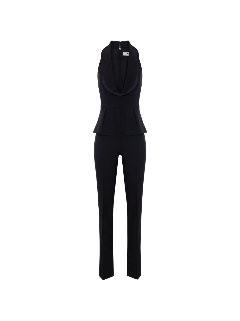 Elisabetta Franchi jumpsuit in lightweight crêpe and satin fabrics
