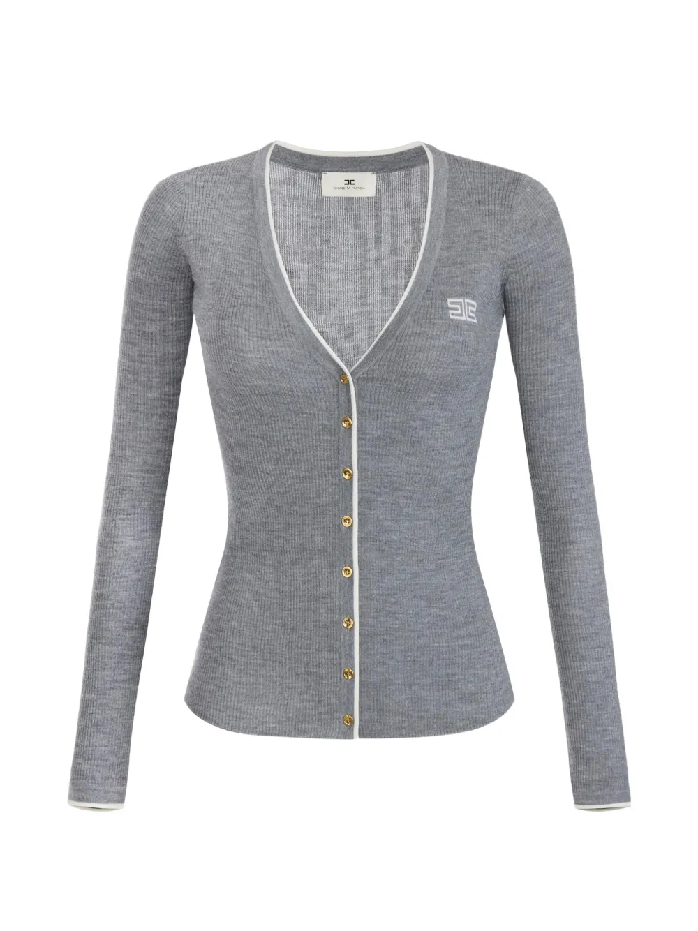 Elisabetta Franchi rib-knit cardigan