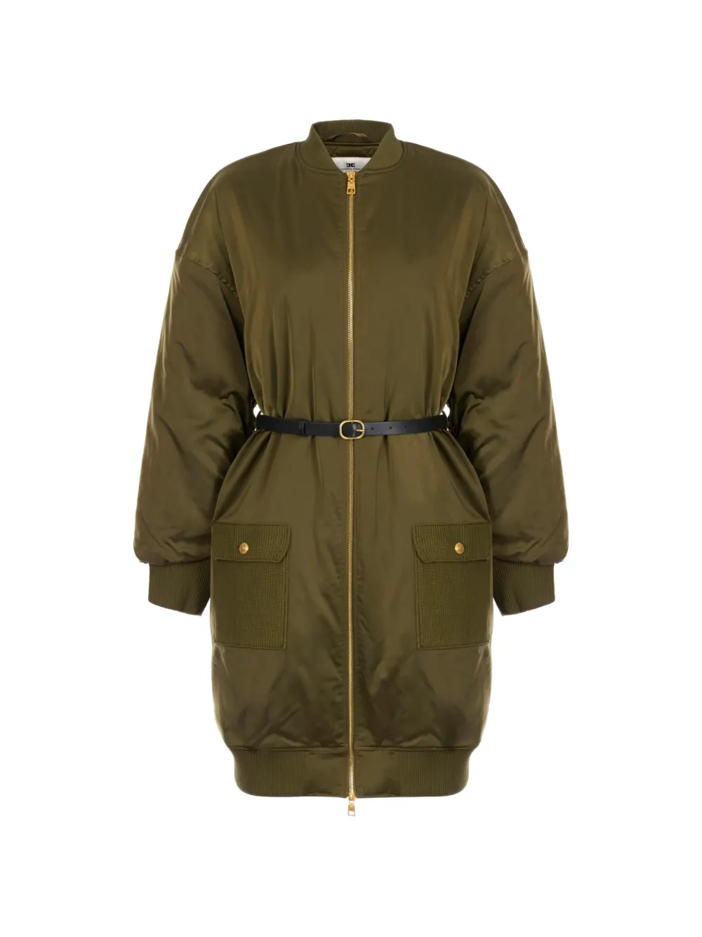 Elisabetta Franchi down jacket in voile fabric