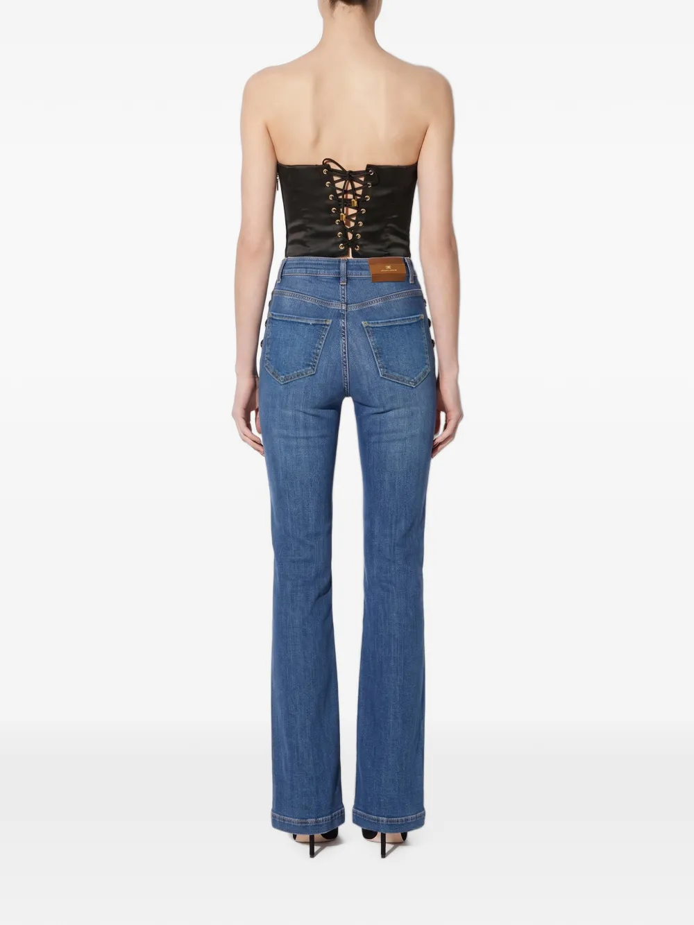 Elisabetta Franchi Gazar top Zwart