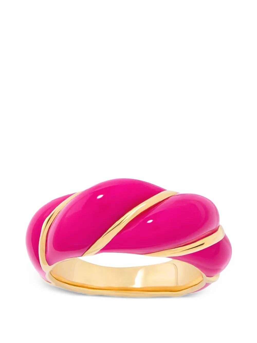 Aurelie Bidermann Diana twisted ring - Oro