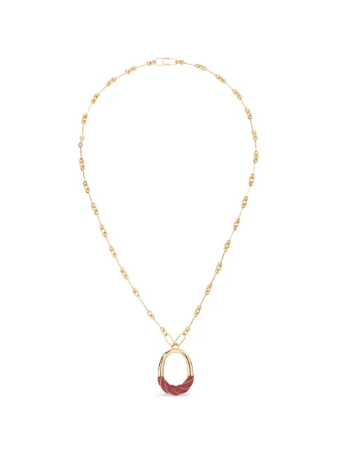 Aurelie Bidermann Diana oval-pendent necklace
