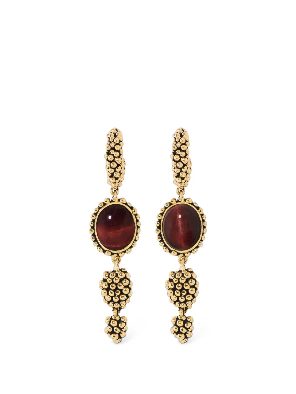 Aurelie Bidermann Makoma Bull's Eye Earrings In Gold