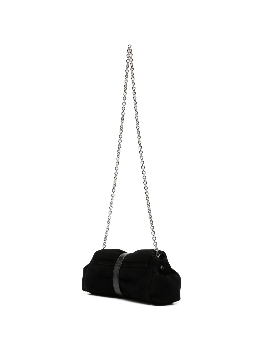 Vivienne Westwood Hazel Treasure clutch met gespdetail Zwart
