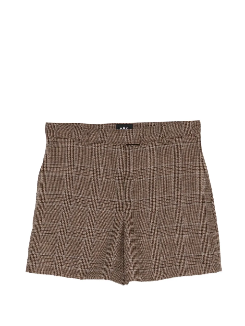 A.P.C. checked wool shorts Bruin