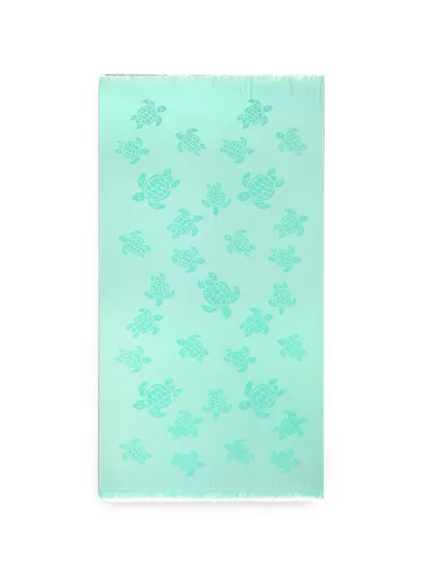 Vilebrequin Santah turtles-motif jacquard beach towel