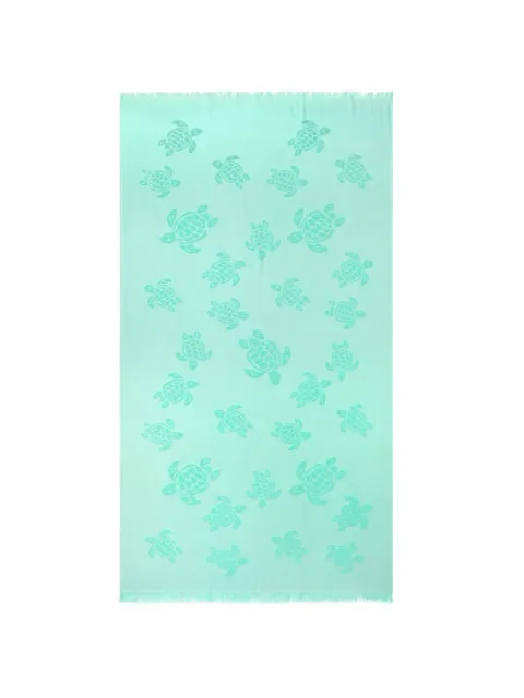 Vilebrequin Santah turtles-motif jacquard beach towel