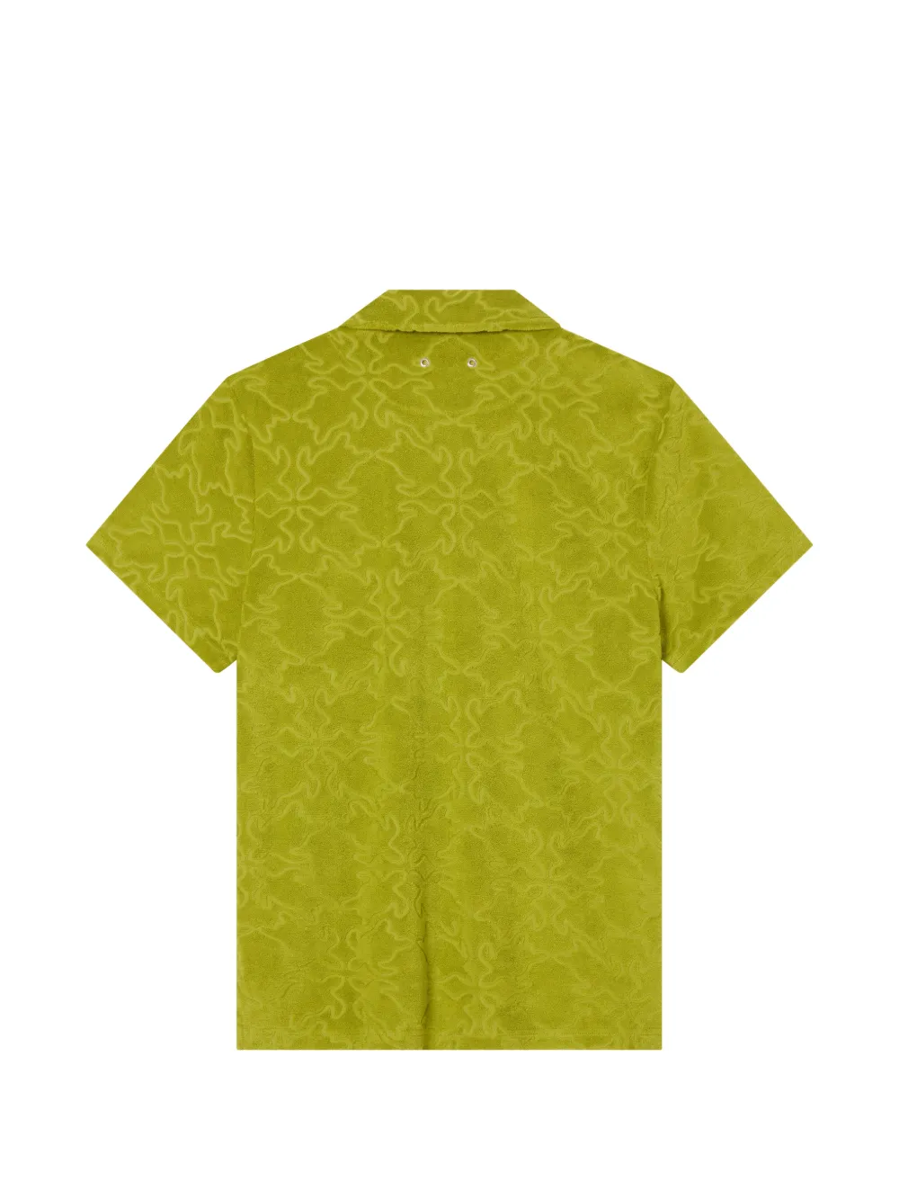 Vilebrequin Turtles Net bowlingshirt met jacquard Groen