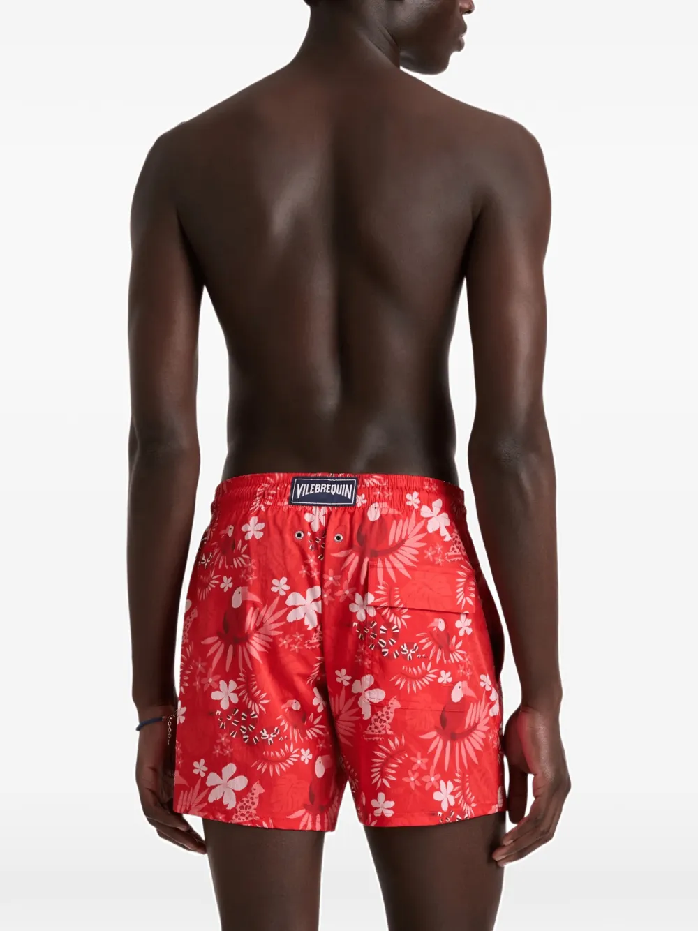 Vilebrequin Zwembroek met print Rood